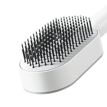 Self Cleaning Anti-Static Hair Brush - Harpmart.shop