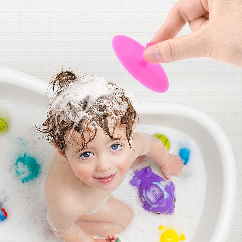 Silicone Soft Baby Bath Massage Brush - Harpmart.shop