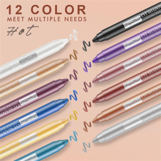 12 Colors Eyeshadow Pencil Set - Harpmart.shop