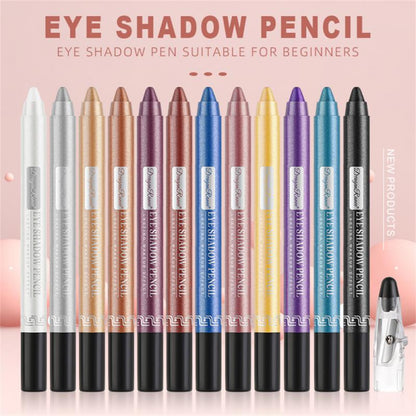 12 Colors Eyeshadow Pencil Set - Harpmart.shop