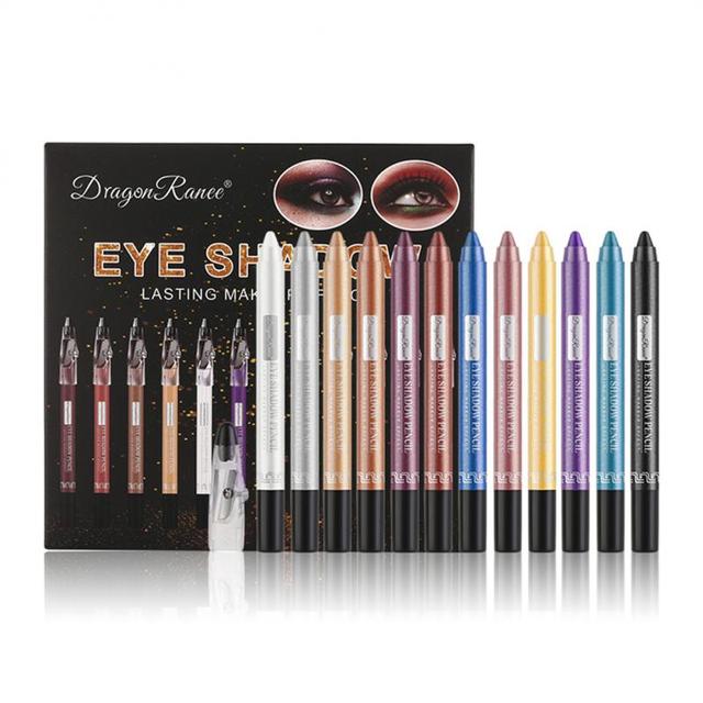 12 Colors Eyeshadow Pencil Set - Harpmart.shop